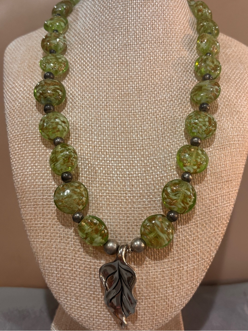 Venetian glass necklace